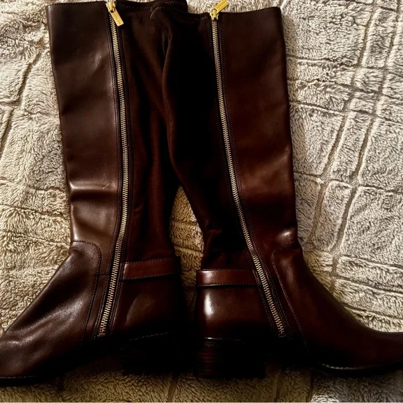 MICHAEL Michael Kors Chocolate Over the Knee Boots - Picture 5 of 13